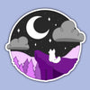 Asexual Night Sky - Pride Snapshot Sticker