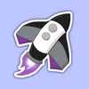 Asexual Spaceship Pride Cosmos Sticker