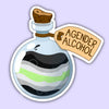 Agender Alcohol Pride Potions Sticker