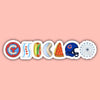 Chicago Symbols Sticker