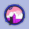 Genderfluid City - Pride Snapshot Sticker