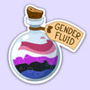 Gender Fluid Pride Potions Sticker