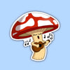Mushroom Woman Sticker