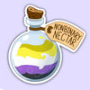 Nonbinary Nectar Pride Potions Sticker