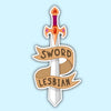 Sword Lesbian Sticker